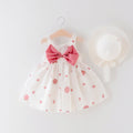 Girls' Sleeveless Dress with Bow Detail - # BAAA51110016