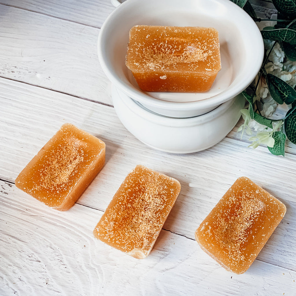 Lemon Shortbread XL Natural Wax Melts - 4 Cubes, Fresh Lemon Butter Shortbread